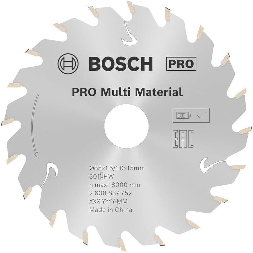 Bosch Disco serra circular PRO MultiMaterial Cordless 85mm